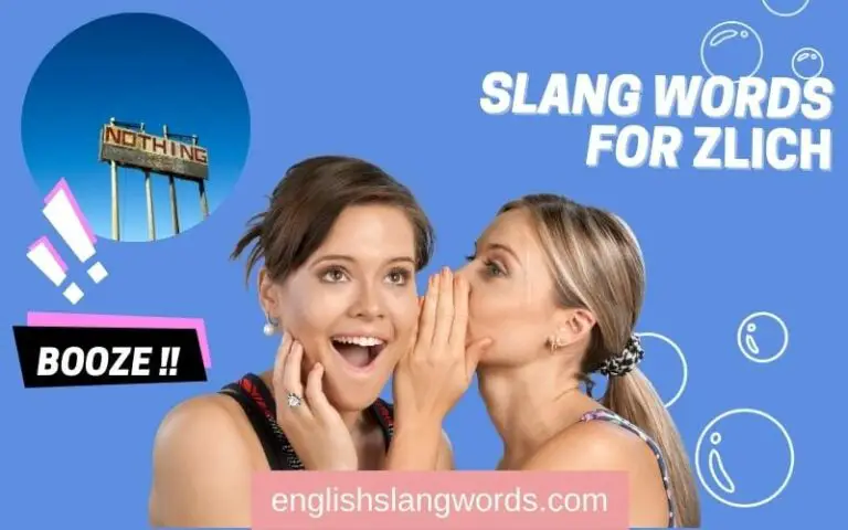 Slang Words for Zilch